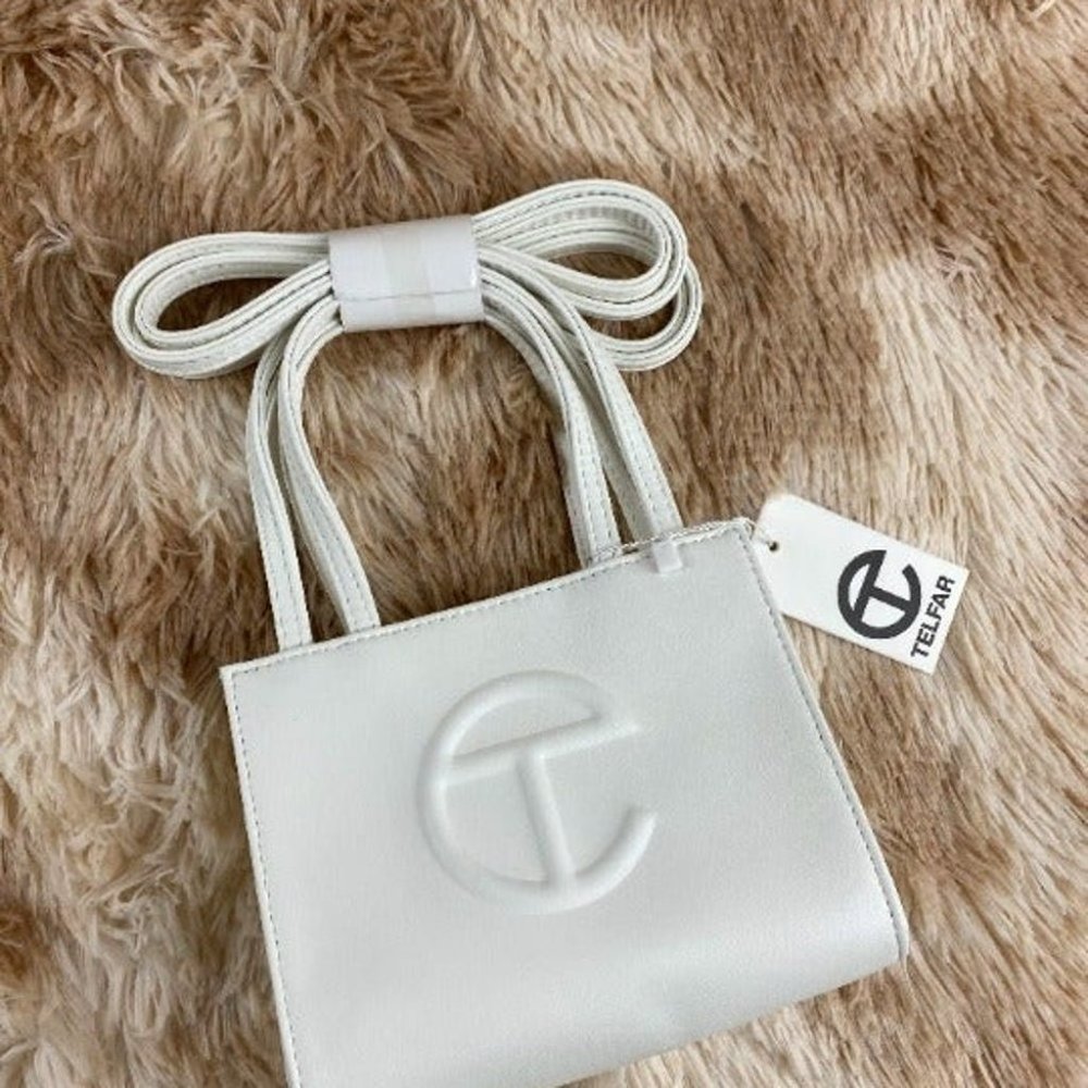 Telfar Small White Bag